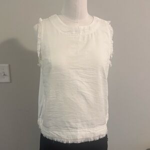 Altar'd State White Sleeveless Blouse